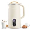 6-in-1 Nut Milk Maker, 20 oz Soy Milk Maker Machine with 6 Blades, for Homemade Oat, Nut, Soy, Juice, Plant-Based and Non Dairy Beverages with High-T