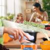 Kitchen Electric Can Opener: Open Your Cans with A Simple Push of Button - Smooth Edge, Food-Safe and Battery Operated Handheld Can Opener  with Manu