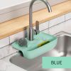 1pc Splash Guard For Sink Faucet; 10.63"x5.51"; Faucet Drain Rack; Super Absorbent Fast Drying Mat Sink Gadgets; Drip Catcher For Kitchen; Drain Stor