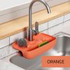 1pc Splash Guard For Sink Faucet; 10.63"x5.51"; Faucet Drain Rack; Super Absorbent Fast Drying Mat Sink Gadgets; Drip Catcher For Kitchen; Drain Stor