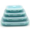 Reusable Pizza Storage Container with  Microwavable Serving Trays - Adjustable Pizza Slice Container to Organize & Save Space - BPA Free, Microwave,