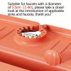 1pc Splash Guard For Sink Faucet; 10.63"x5.51"; Faucet Drain Rack; Super Absorbent Fast Drying Mat Sink Gadgets; Drip Catcher For Kitchen; Drain Stor